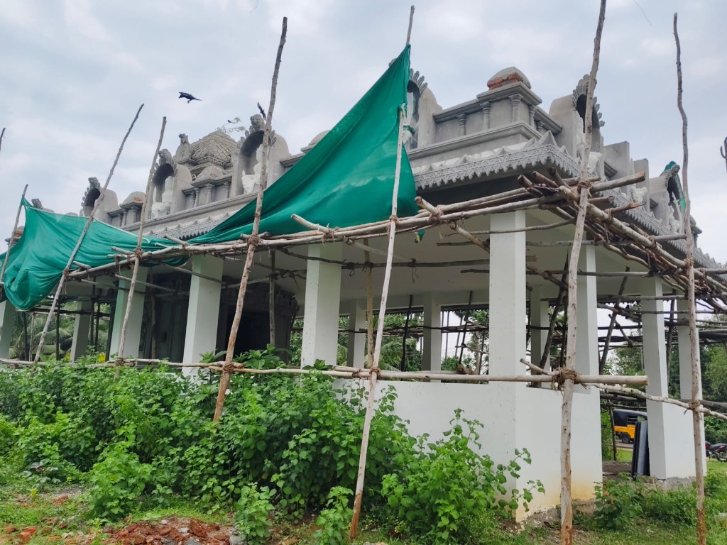 Temple Roof Gopuram Detail
